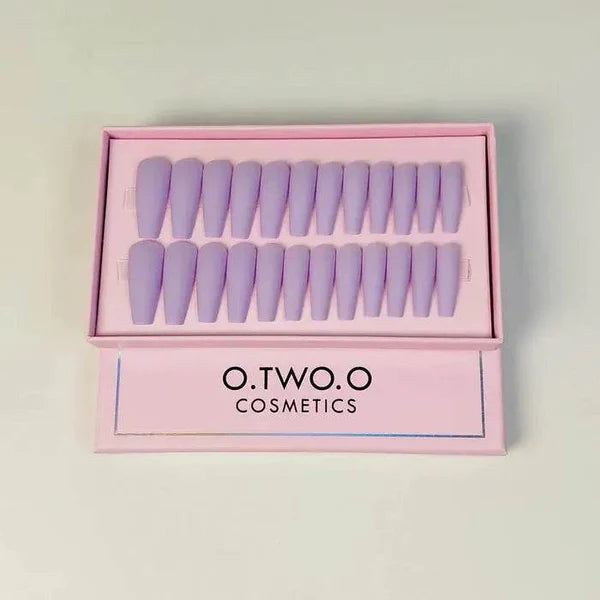 O.TWO.O Magenta Nail Art 24 Pcs