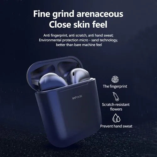 i 12 black Two Airpods Double Wireless Bluetooth Hand Free