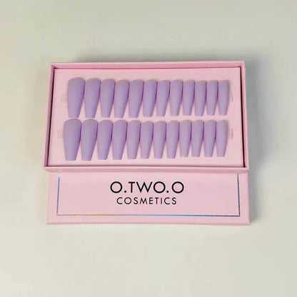 O.TWO.O Magenta Nail Art 24 Pcs