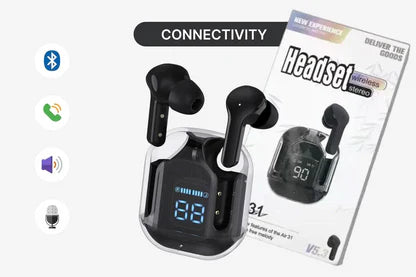 Airpods TWS 12 black Mini Bluetooth Wireless Headset